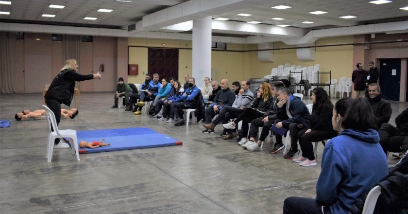 Σεμινάριο πρώτων βοηθειών σε προπονητές και γυμναστές του Δήμου Ιλίου